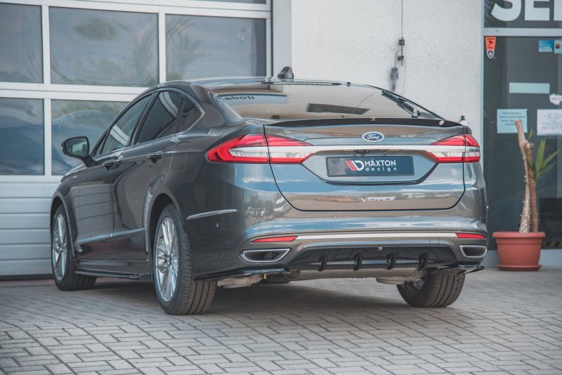 Maxton Spoiler CAP für Ford Mondeo Liftback Mk5 Facelift schwarz Hochglanz FO-MO-5F-LB-CAP1-G