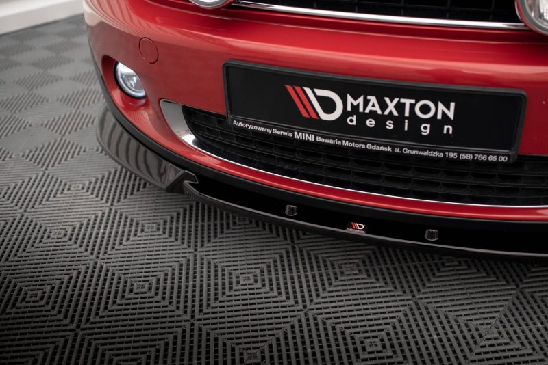 Maxton Front Ansatz Mini Cooper Countryman R60 Facelift schwarz Hochglanz MC-CO-1-FD1-G