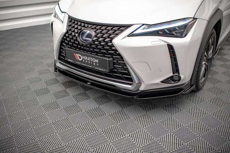 Preview: Maxton Front Ansatz für Lexus UX Mk1 schwarz Hochglanz LE-UX-1-FD1-G