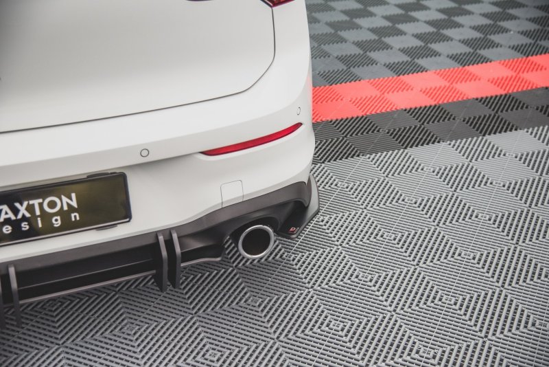 Maxton Racing Heck Ansatz Flaps Diffusor für Volkswagen Golf 8 GTI VWGO8GTICNC-RSD1B