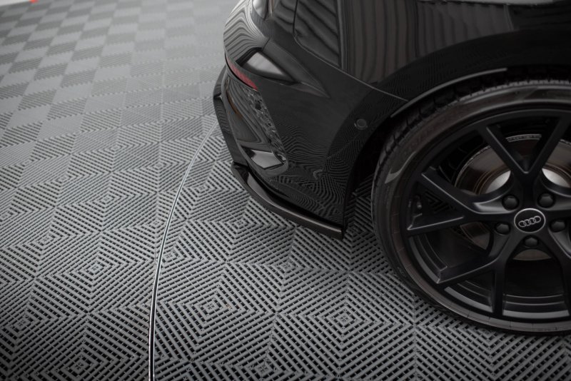 Maxton Heck Ansatz Flaps Diffusor V.2 Audi RS3 Sportback 8Y schwarz Hochglanz AU-RS3-8Y-RSD2-G