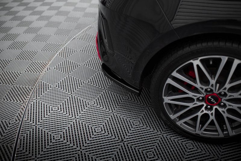 Preview: Maxton Heck Ansatz Flaps Diffusor Kia Ceed GT Mk3 Facelift schwarz Hochglanz KI-CE-3F-GT-RSD1-G