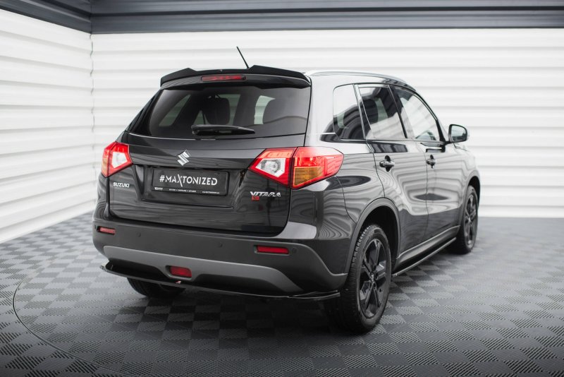 Maxton Spoiler CAP Abrisskante Suzuki Vitara S Mk2 schwarz Hochglanz SZ-VI-3-S-CAP1-G