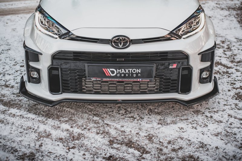 Maxton Front Ansatz +Flaps für V.3 Toyota GR Yaris Mk4 TO-YA-4-GR4-FD3T+FS
