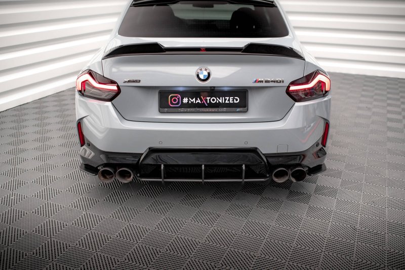 Maxton Street Pro Heckschürze für BMW 2 Coupe M240i G42 BM242MCNC-RS1BRB