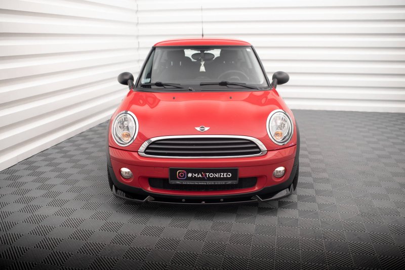 Maxton Front Ansatz für Mini One R56 schwarz Hochglanz MC-ONE-2-FD1-G