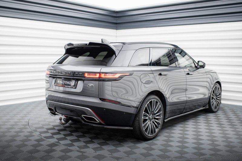 Maxton Mittlerer Cup Diffusor Heck Ansatz Land Rover Range Rover Velar R-Dynamic Mk1 schwarz Hochglanz LR-RR-VE-1-RDYNAMIC-RD1G+RD2-G