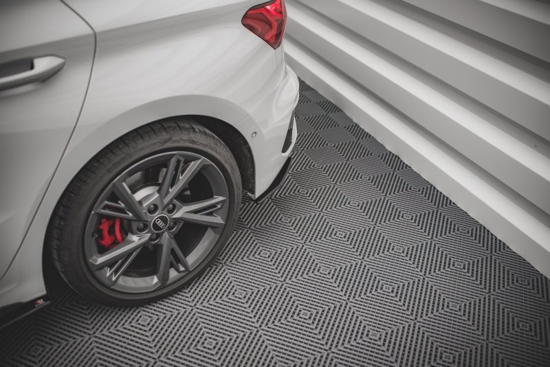 Maxton Street Pro Heck Ansatz Flaps Diffusor für Audi S3 Sportback 8Y AUS38YCNC-RSD1BRB