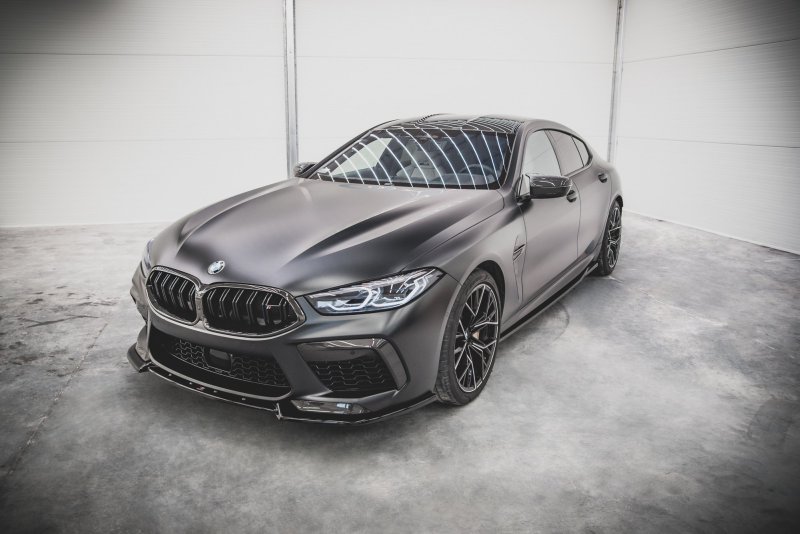 Maxton Front Ansatz V.3 für BMW M8 Gran Coupe F93 schwarz Hochglanz BM-M8-G16-FD3-G