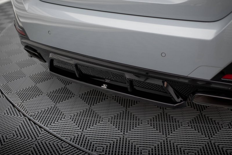 Maxton Mittlerer Cup Diffusor Heck Ansatz BMW M440i Gran Coupe G26 schwarz Hochglanz BM-4-G26-MPACK-GC-RD2-G
