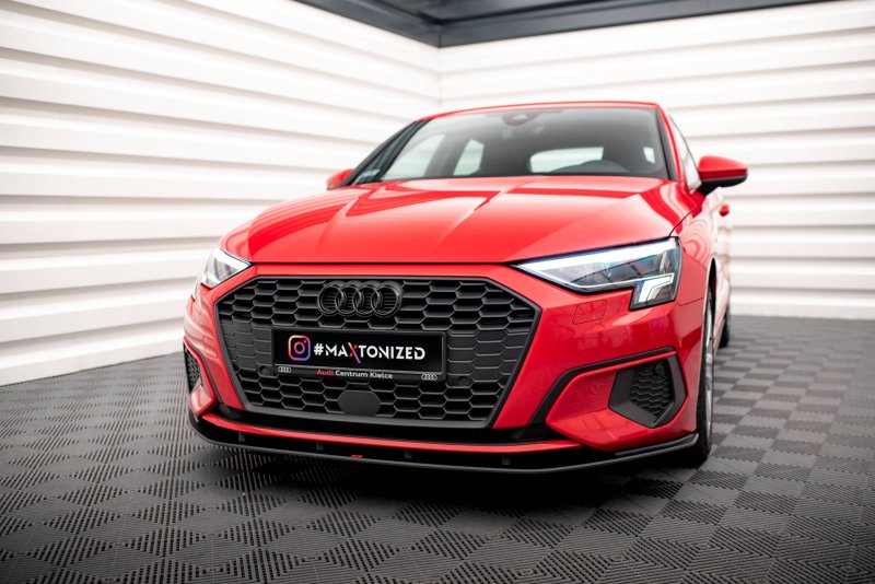 Maxton Street Pro Front Ansatz für für Audi A3 8Y AUA38YCNC-FD1BRB