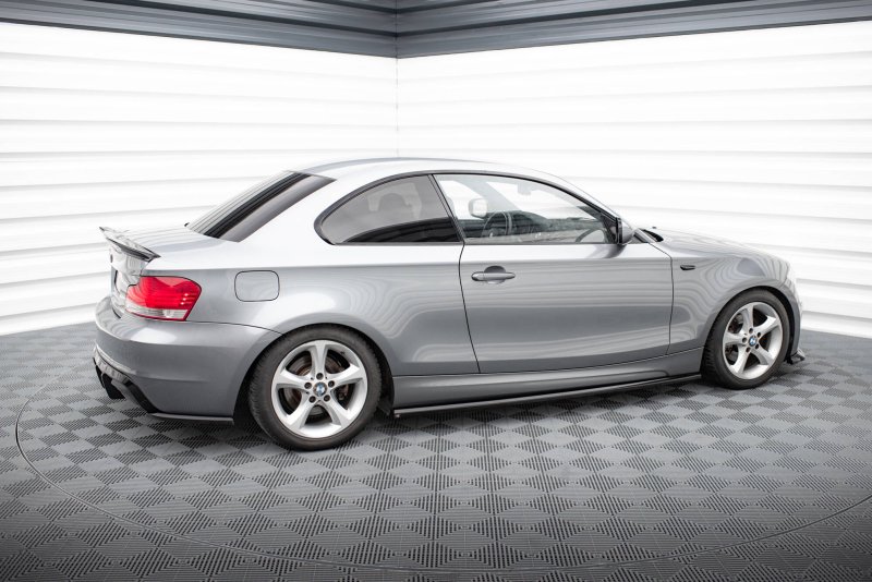 Maxton Seitenschweller Ansatz BMW 1er M-Paket E82 schwarz Hochglanz BM-1-82-MPACK-C-SD1-G