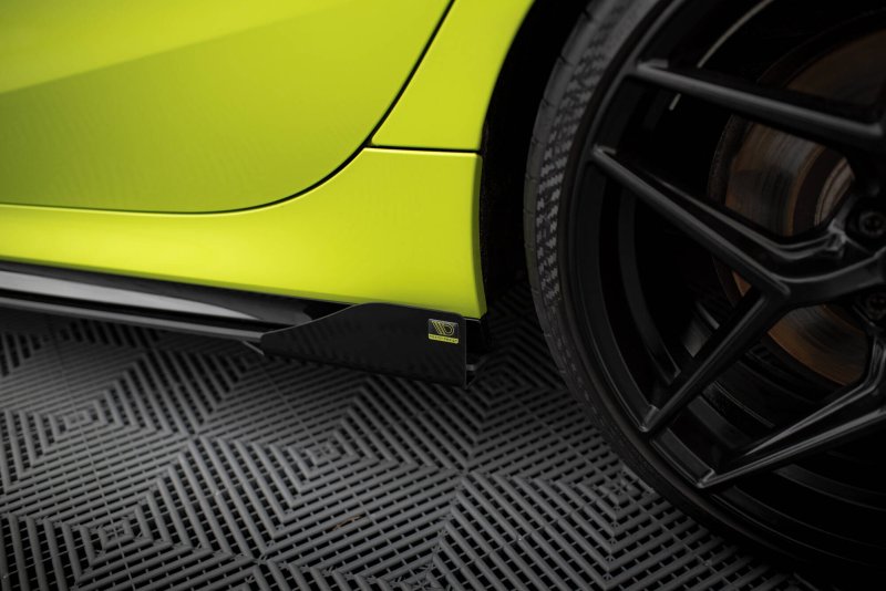 Maxton Side Flaps BMW 1er F40 M-Paket / M135i schwarz Hochglanz BM140MPACKCNC-SF1-G