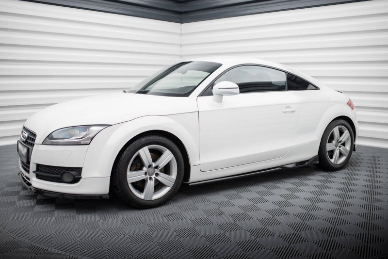 Maxton Seitenschweller Ansatz Audi TT 8J schwarz Hochglanz AU-TT-2-SD1-G