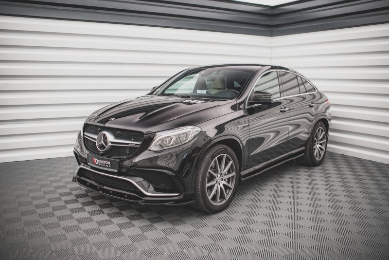 Maxton Seitenschweller Ansatz für Mercedes-Benz GLE Coupe 63 AMG C292 schwarz Hochglanz ME-GLE-C292-AMG-SD1-G