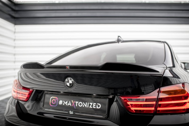 Maxton Spoiler CAP für 3D BMW 4er Gran Coupe F36 schwarz Hochglanz BM-4-F36-GC-CAP1-G