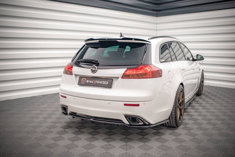 Maxton Mittlerer Diffusor Heck Ansatz DTM Look für Opel Insignia OPC Mk1 schwarz Hochglanz OP-IS-1-OPC-RD1G+RD2-G