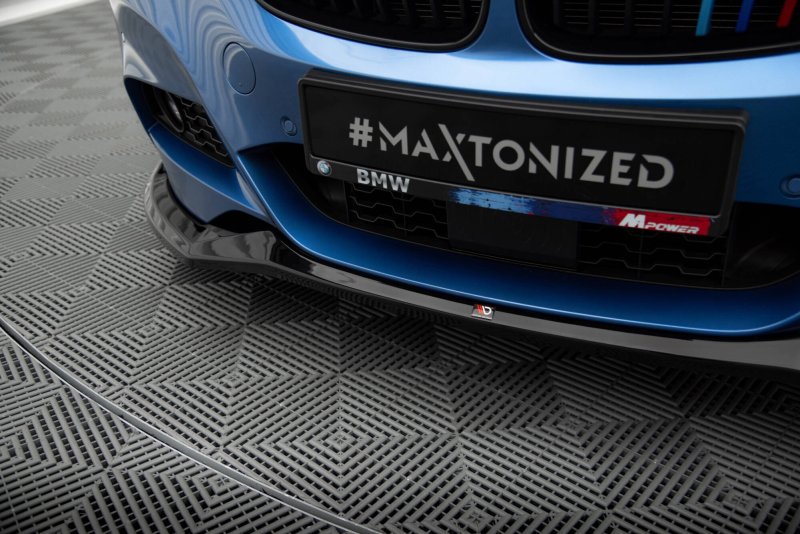 Maxton Front Ansatz V.2 BMW 3er GT M-Paket F34 schwarz Hochglanz BM-3-34-GT-MPACK-FD2-G