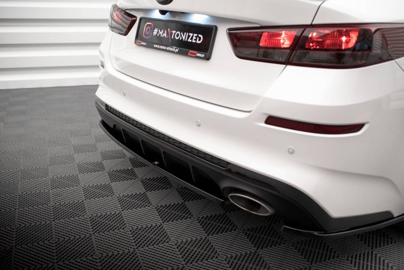 Preview: Maxton Heck Ansatz Flaps Diffusor V.1 für Kia Optima Mk4 Facelift schwarz Hochglanz KI-OP-2F-RSD1-G