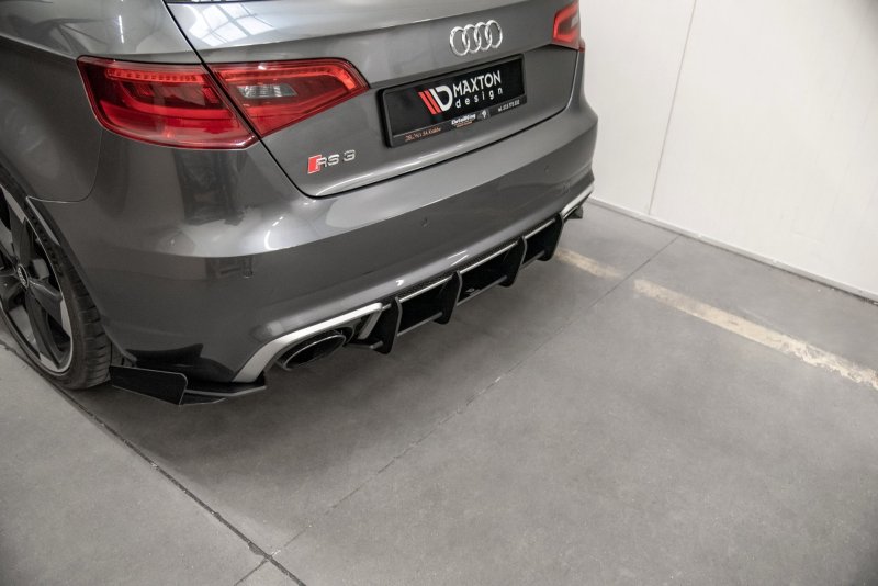 Maxton Racing Heckschürze V.1 für Audi RS3 8V Sportback AURS38VCNC-RS3B