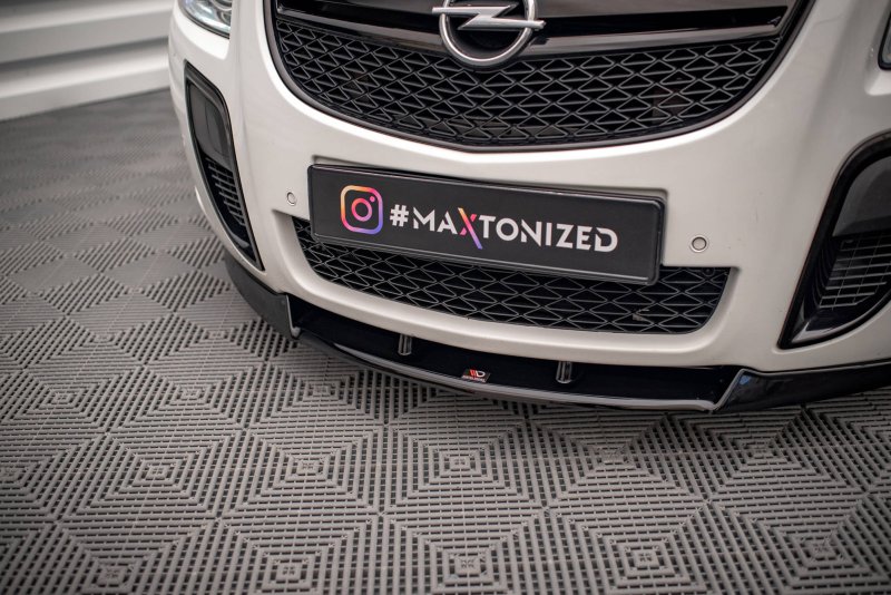 Maxton Front Ansatz V.1 für Opel Insignia OPC Mk1 schwarz Hochglanz OP-IS-1-OPC-FD1-G