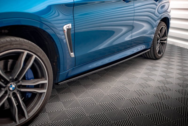Maxton Seitenschweller Ansatz für BMW X6 M F86 schwarz Hochglanz BM-X6-F86-M-SD1-G