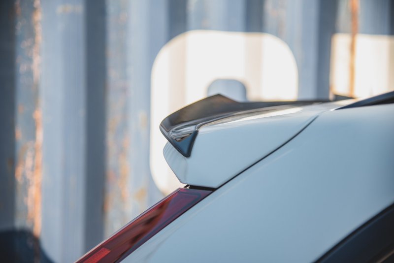 Maxton Spoiler CAP für Volvo XC60 Mk2 R-Design schwarz Hochglanz VO-XC60-2-RDESIGN-CAP1-G