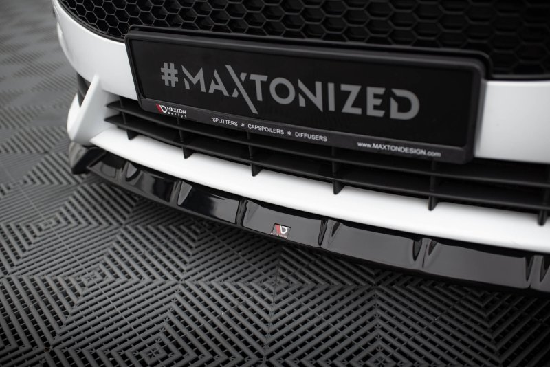 Maxton Front Ansatz V.6 Ford Fiesta ST Mk7 Facelift schwarz Hochglanz FO-FI-7F-ST-FD6-G