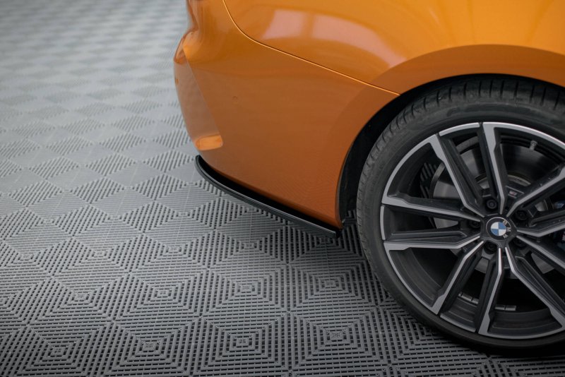 Maxton Heck Ansatz Flaps Diffusor V.1 BMW 4er M440i G22 / G23 / G22 Facelift / G23 Facelift schwarz Hochglanz BM-4-G22-MPACK-RSD3-G