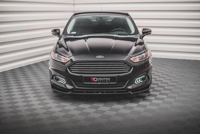 Maxton Front Ansatz für Ford Mondeo Mk5 schwarz Hochglanz FO-MO-5-FD1-G