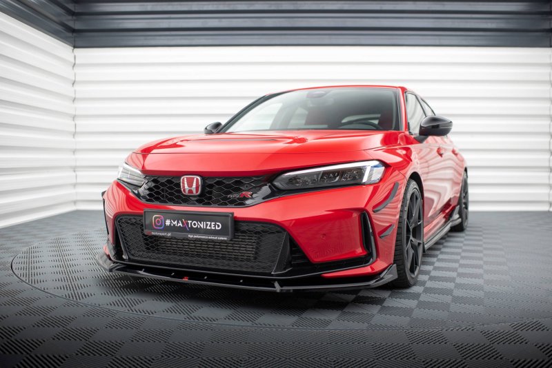 Maxton Front Ansatz V.2 für Honda Civic Type-R Mk 11 schwarz Hochglanz HO-CI-11-TYPE-R-FD2-G