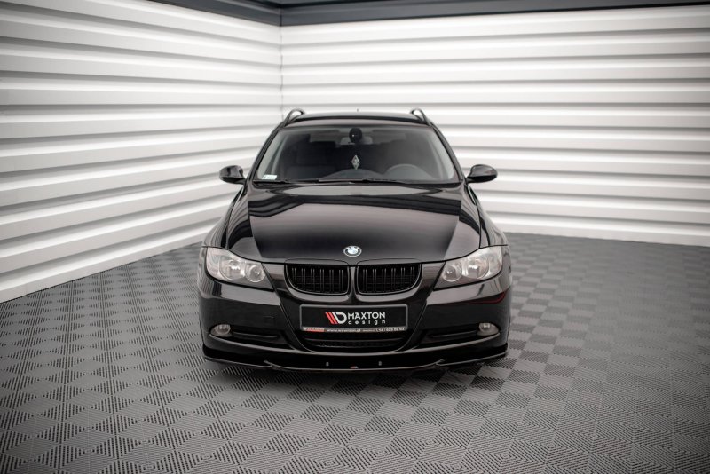Maxton Front Ansatz V.2 für BMW 3er E90 schwarz Hochglanz BM-3-90-FD2-G