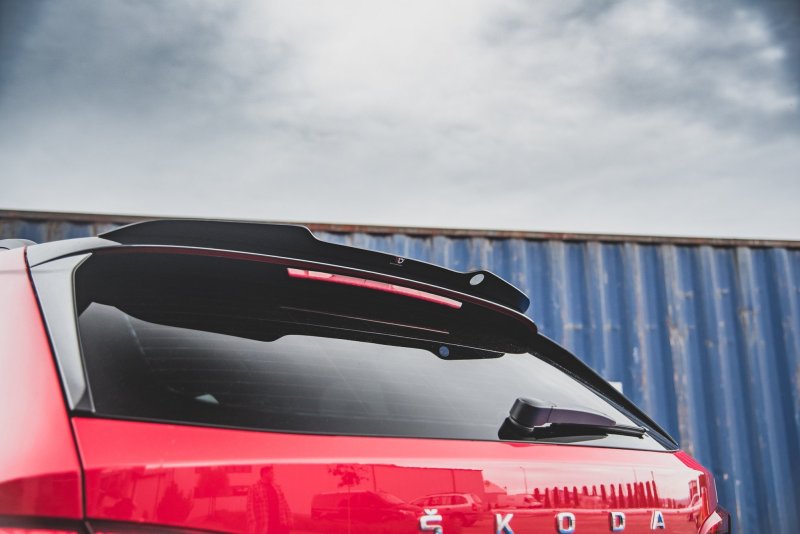 Maxton Spoiler CAP für Skoda Kamiq schwarz Hochglanz SK-KM-1-CAP1-G