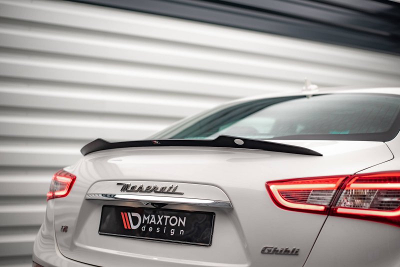 Maxton Spoiler CAP für Maserati Ghibli Mk3 schwarz Hochglanz MA-GH-1-CAP1-G