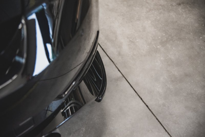 Maxton Heck Ansatz Flaps Diffusor für VW Golf 7 GTI TCR schwarz Hochglanz VW-GO-7F-GTI-TCR-RSD1-G