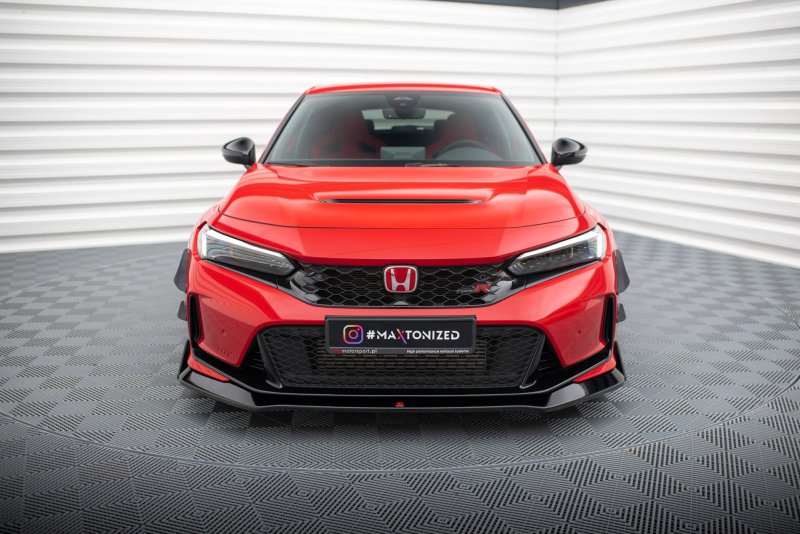 Maxton Front Ansatz V.1 +Flaps für Honda Civic Type-R Mk 11 HO-CI-11-TYPE-R-FD1G+FSF1B