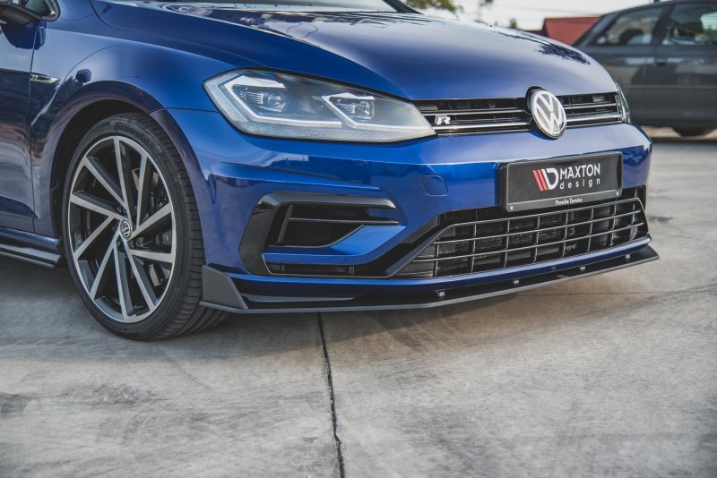 Maxton Racing Front Ansatz V.2 für passend für VW Golf 7 R / R-Line Facelift VWGO7FRCNC-FD3BRB