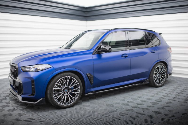 Maxton Seitenschweller Ansatz V.2 BMW X5 M-Paket G05 Facelift schwarz Hochglanz BM-X5-05F-MPACK-SD2-G