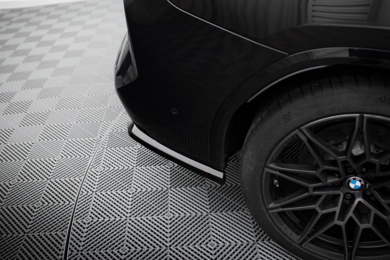 Maxton Heck Ansatz Flaps Diffusor V.1 BMW X3 M F97 / F97 Facelift schwarz Hochglanz BM-X3M-F97F-RSD1-G