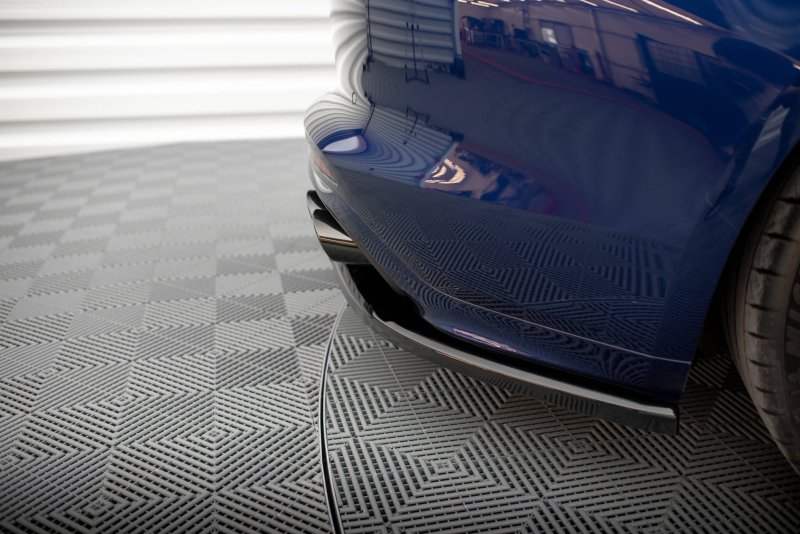 Maxton Mittlerer Diffusor Heck Ansatz DTM Look für Porsche Panamera E-Hybrid 971 Facelift schwarz Hochglanz PO-PA-971F-H-RD1G+RD2-G
