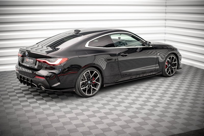 Maxton Side Flaps BMW 4er M-Paket G22 schwarz Hochglanz BM4G22MPACKCNC-SRF1-G