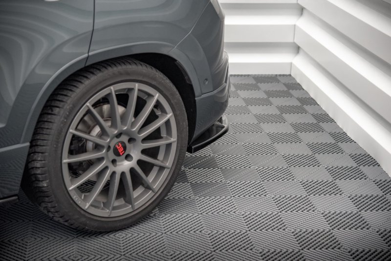 Preview: Maxton Heck Ansatz Flaps Diffusor für Cupra Ateca schwarz Hochglanz CU-AT-1-RSD1-G