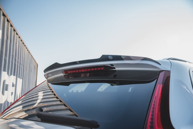 Maxton Spoiler CAP für Volvo XC60 Mk2 R-Design schwarz Hochglanz VO-XC60-2-RDESIGN-CAP1-G