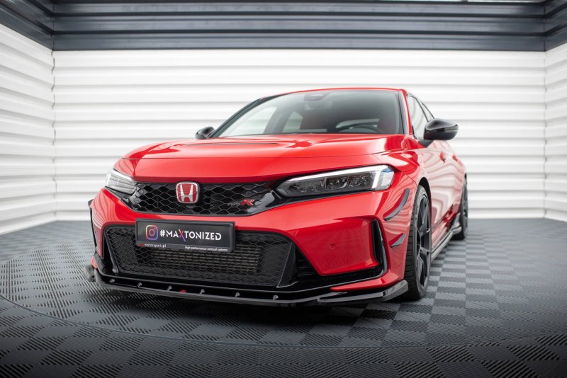Maxton Front Ansatz V.3 für Honda Civic Type-R Mk 11 schwarz Hochglanz HO-CI-11-TYPE-R-FD3-G