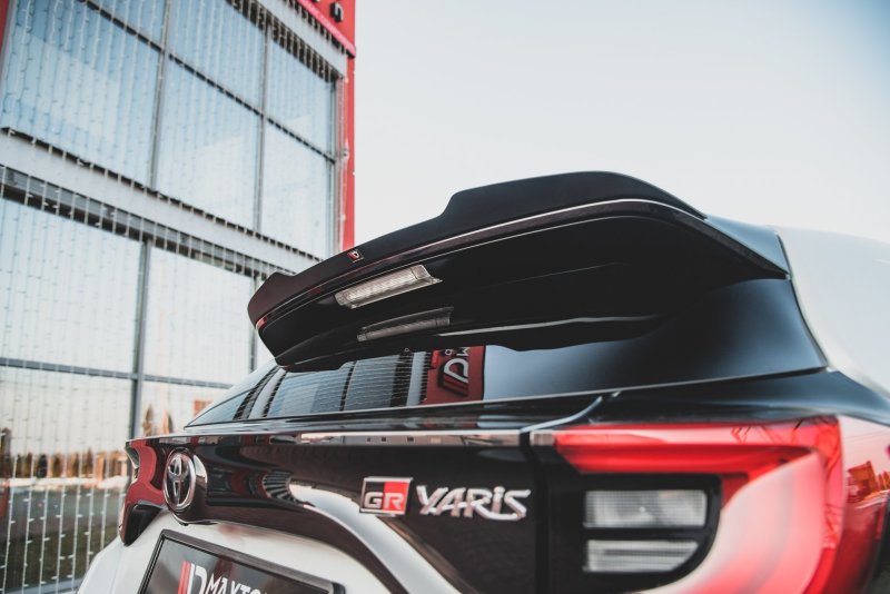 Maxton Spoiler CAP für Toyota GR Yaris Mk4 schwarz Hochglanz TO-YA-4-GR4-CAP1-G
