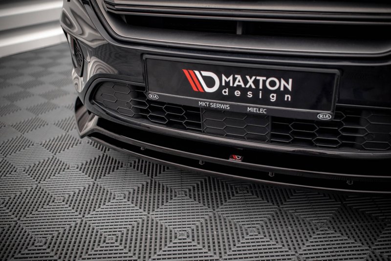 Maxton Front Ansatz V.1 für Ford Escape ST-Line Mk3 schwarz Hochglanz FO-ES-3-STLINE-FD1G+FD1R-G