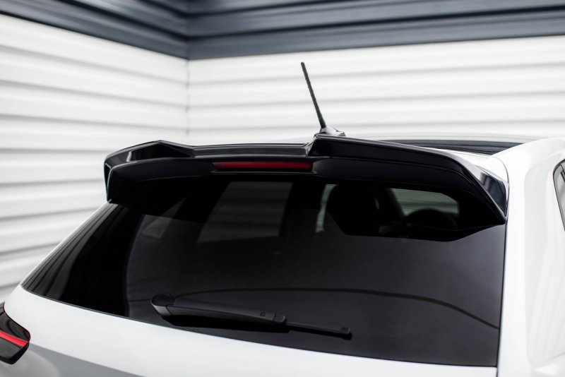 Preview: Maxton Spoiler CAP Abrisskante 3D VW Polo AW GTI schwarz Hochglanz VW-PO-6F-GTI-CAP3D1-G