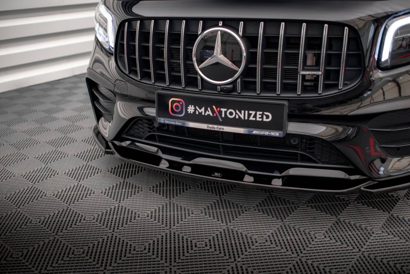 Maxton Front Ansatz V.2 für Mercedes-AMG GLB 35 X247 schwarz Hochglanz ME-GLB-35-247-FD2-G