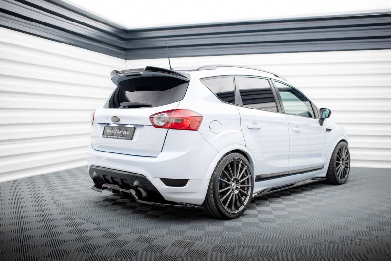 Maxton Spoiler CAP Abrisskante 3D Ford Kuga ST Mk1 schwarz Hochglanz FO-KU-1-ST-CAP3D1-G
