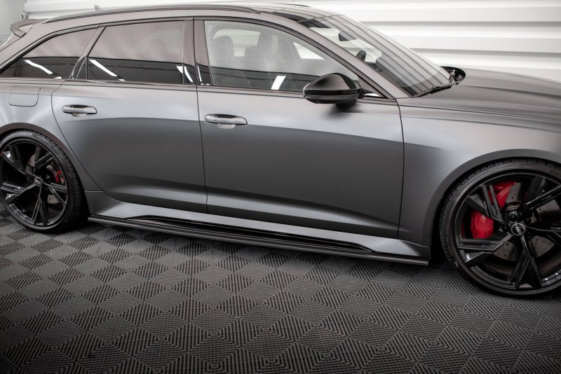 Maxton Carbon Fiber Seitenschweller Audi RS6 C8 / RS7 C8 CF-AU-RS6-C8-SD1-245-P